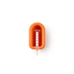 Stampo ghiacciolo/gelato "Mini" in silicone, arancione - Lékué
