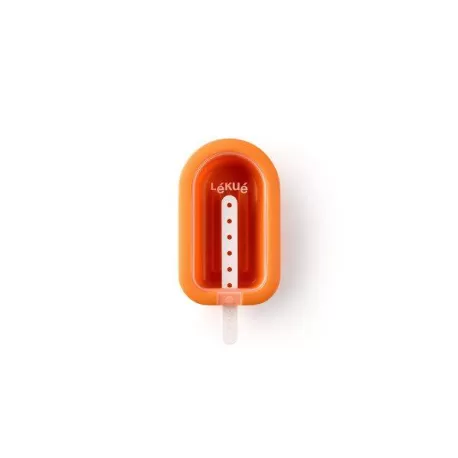 Stampo ghiacciolo/gelato "Mini" in silicone, arancione - Lékué