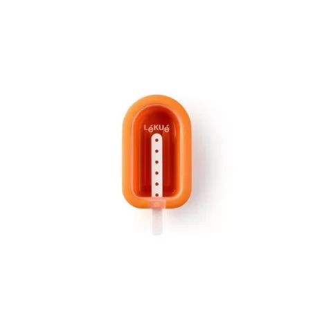 Stampo ghiacciolo/gelato "Mini" in silicone, arancione - Lékué