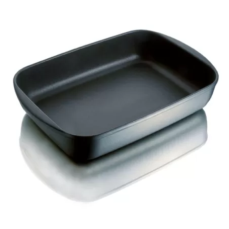 Teglia grande Cm. 24x35 Titanio - Pentolpress