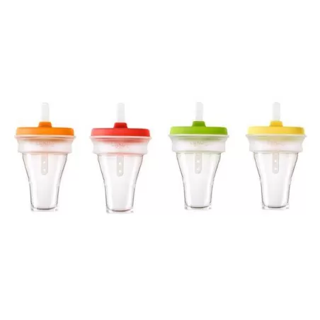 Stampo ghiacciolo pieghevole 4 pezzi assortiti in silicone - Lékué
