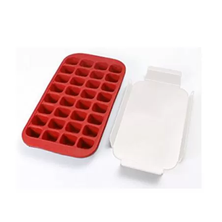 Formaghiaccio "Cubetti" in silicone, rosso - Lékué