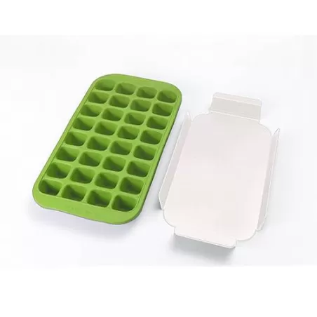 Formaghiaccio "Cubetti" in silicone, verde - Lékué