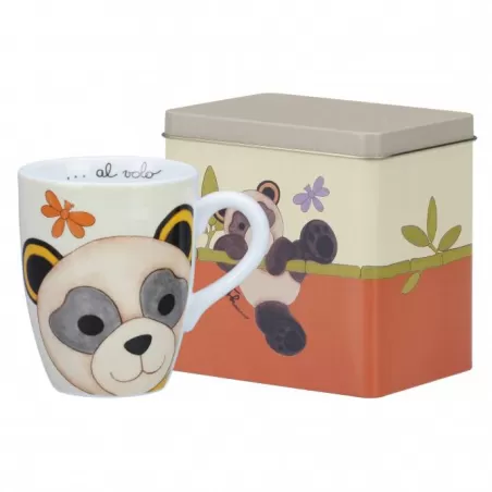 Mug con scatola in latta easy Panda - Thun