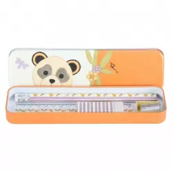 Set astuccio in latta scrittura Panda - Thun
