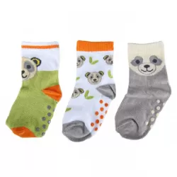 Gift set 3 calzini antiscivolo Panda - Thun