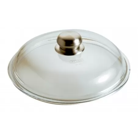 Coperchio vetro Ã? 26 pomolo inox