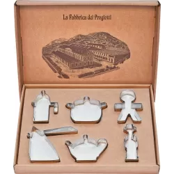 Progiotti, 6 stampi biscotti.