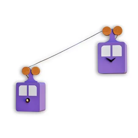 Orologio con cucù "Funivia viola" - Pirondini