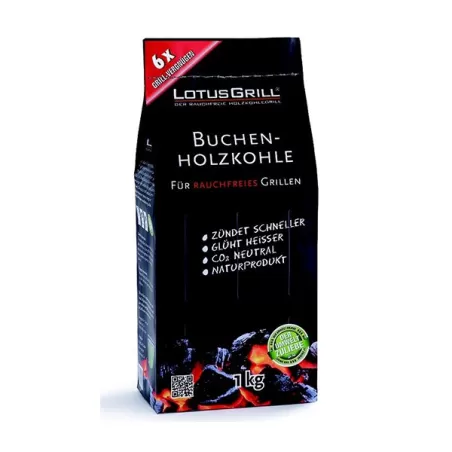 Carbonella in Faggio da 1Kg. - Lotus Grill