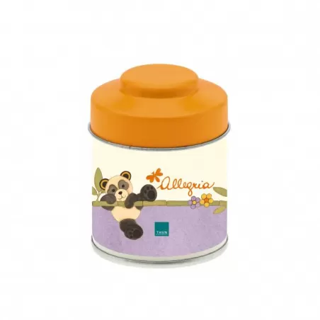 Mini candela in latta Allegria (Arancio) - Thun