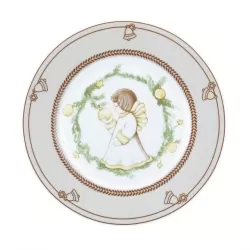 Piattino dessert Dolce Natale neutro - Thun