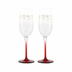 Set 2 flute in vetro Dolce Natale - Thun