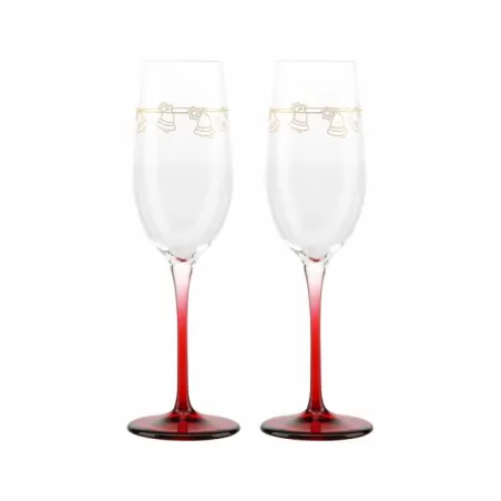 Set 2 flute in vetro Dolce Natale - Thun