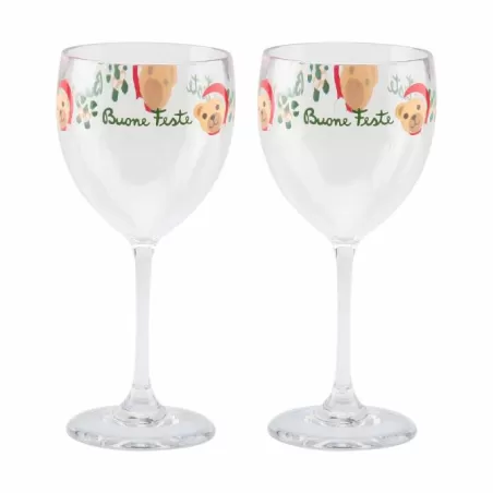 Confezione 2 bicchieri in acrilico Storie di Natale - Thun