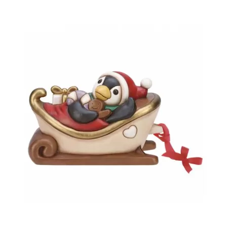 Slitta componibile con pinguino 2017 grande - Thun