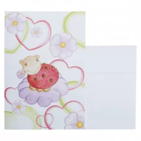 Biglietto d'auguri coccinella - Thun