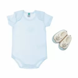Confezione body + scarpine in ceramica Boy - Thun