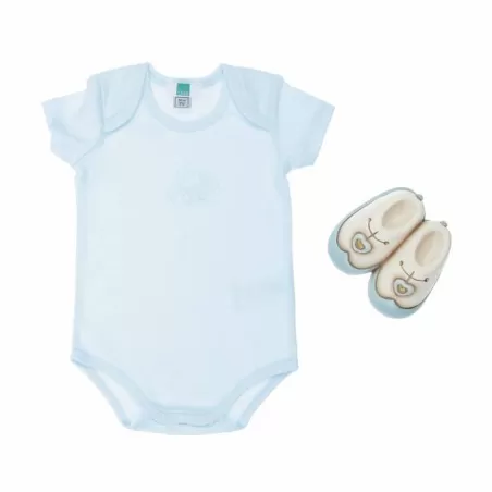 Confezione body + scarpine in ceramica Boy - Thun