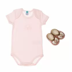 Confezione body + scarpine in ceramica Girl - Thun