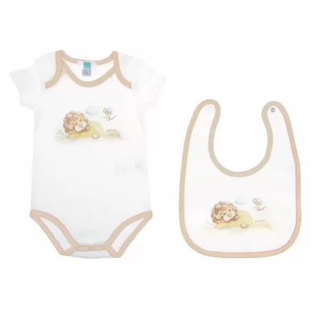 Gift set body + bavaglino Color Boy - Thun