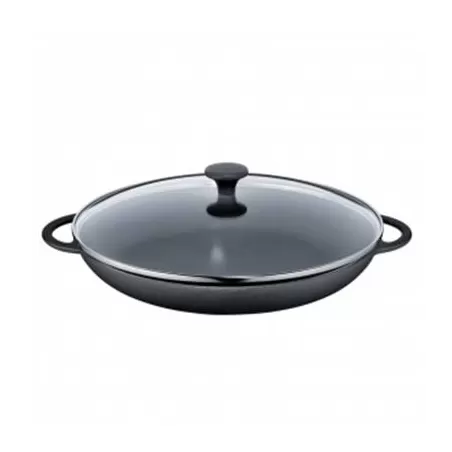 Padella in ghisa nera "Provence" Cm. 34x5 Lt. 3 - Kuchenprofi