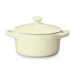 Mini cocotte in ceramica crema "Provence" Cm. 12x10 Ml. 300 - Kuchenprofi