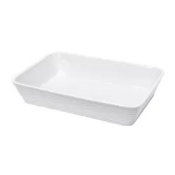 Teglia forno rettangolare in porcellana "Burgund" Cm. 20x12x6 - Kuchenprofi