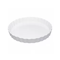 Stampo torta tondo in porcellana "Burgund" Cm. 20x3,2 - Kuchenprofi