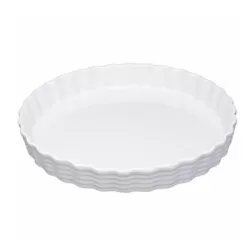 Stampo torta tonda in porcellana "Burgund" Cm. 33x4 - Kuchenprofi