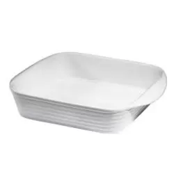 Pirofila per microonde in porcellana "Burgund" Cm. 20x20x25 - Kuchenprofi