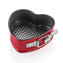 Tortiera apribile antiaderente "Cuore" Cm. 11,5x11x4,5 - Kuchenprofi