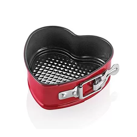 Tortiera apribile antiaderente "Cuore" Cm. 11,5x11x4,5 - Kuchenprofi