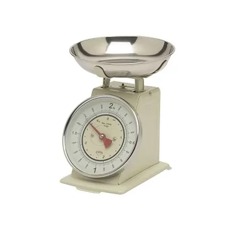 Bilancia cucina meccanica crema "Nostalgia" - Kuchenprofi.