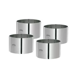Formina anello grande 4 pezzi Cm. 8x5 - Kuchenprofi