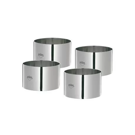 Formina anello grande 4 pezzi Cm. 8x5 - Kuchenprofi