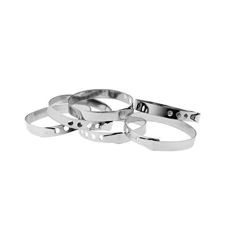 Anelli per arrosti regolabile 6 pezzi Cm. 4,5-5,5 - Kuchenprofi