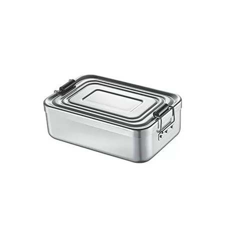 Lunch-Box piccolo argento Cm. 17,5x12x5,5 - Kuchenprofi
