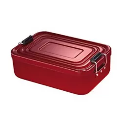 Lunch-Box grande rosso Cm. 23x15x7 - Kuchenprofi.