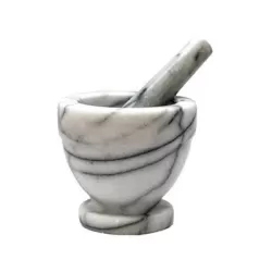 Mortaio marmo con piede - Kuchenprofi