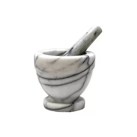 Mortaio marmo con piede - Kuchenprofi