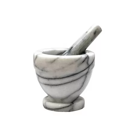 Mortaio marmo con piede - Kuchenprofi