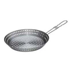 Padella forata con manico "Bbq" - Kuchenprofi