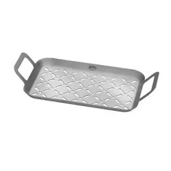 Griglia grande per "Bbq" Cm. 43x25x5,5 - Kuchenprofi