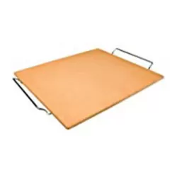 Pietra per pizza con sottopentola Cm. 38x35,5 - Kuchenprofi