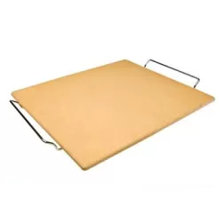Pietra per pizza con piede Cm. 40x35,5x2,5 - Kuchenprofi