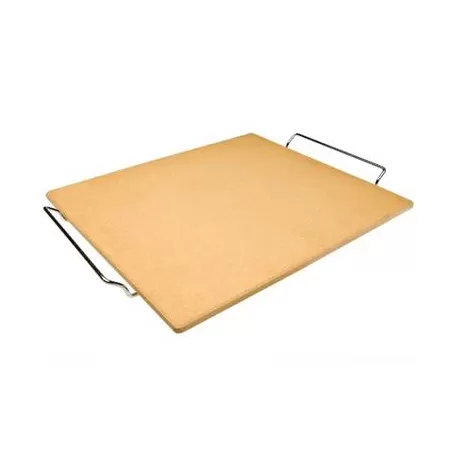 Pietra per pizza con piede Cm. 40x35,5x2,5 - Kuchenprofi