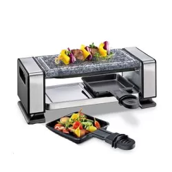 Raclette "Vista2" con piastra marmo 2 persone - Kuchenprofi