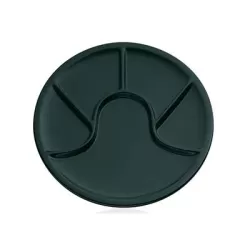 Piatto fonduta nero Cm. 26 - Kuchenprofi