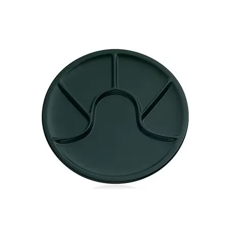 Piatto fonduta nero Cm. 26 - Kuchenprofi